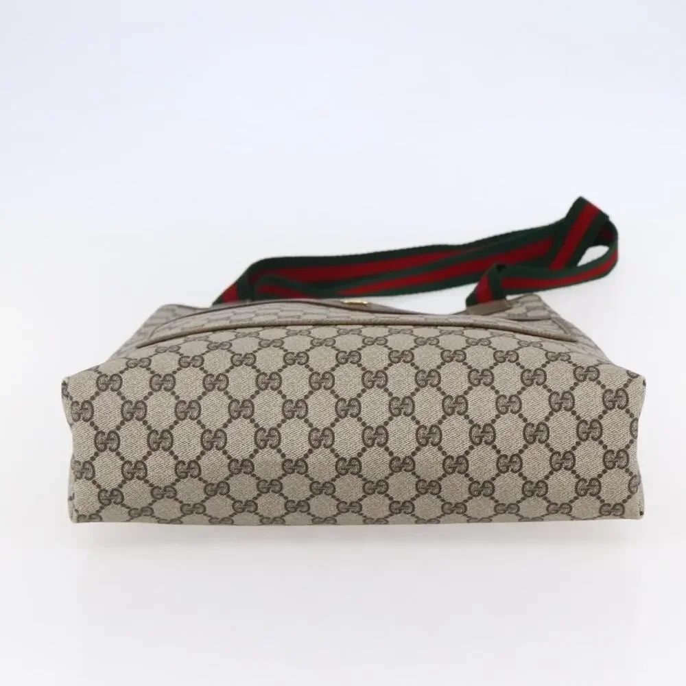 Gucci GG Supreme Web Tote Bag Beige